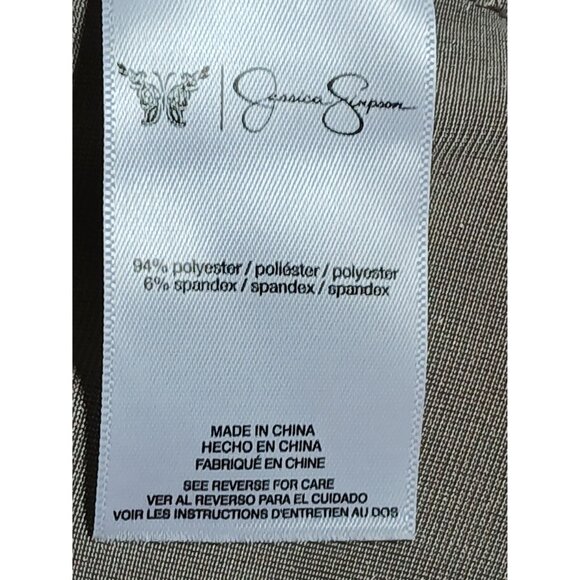 Jessica Simpson Womens XL Crushed Velvet Shirt Shacket Oversized Button Stretch - Picture 6 of 7